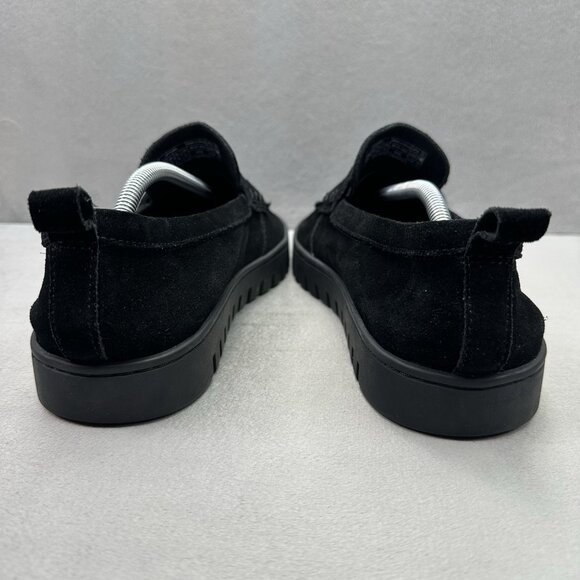 Vionic Uptown Womens Size 8.5 WIDE Penny Loafer Black Suede Comfort Casual Shoes - Picture 4 of 8